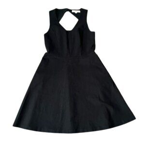 Ann Taylor LOFT Black A-Line Skater Dress with Pockets